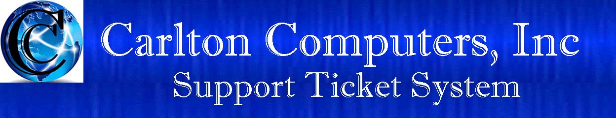 Carlton Computers :: Support Ticket System